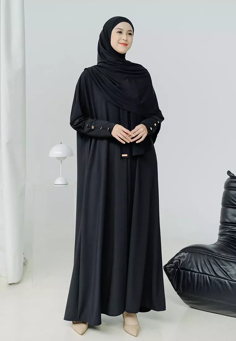 Hafisa Abaya Set Black