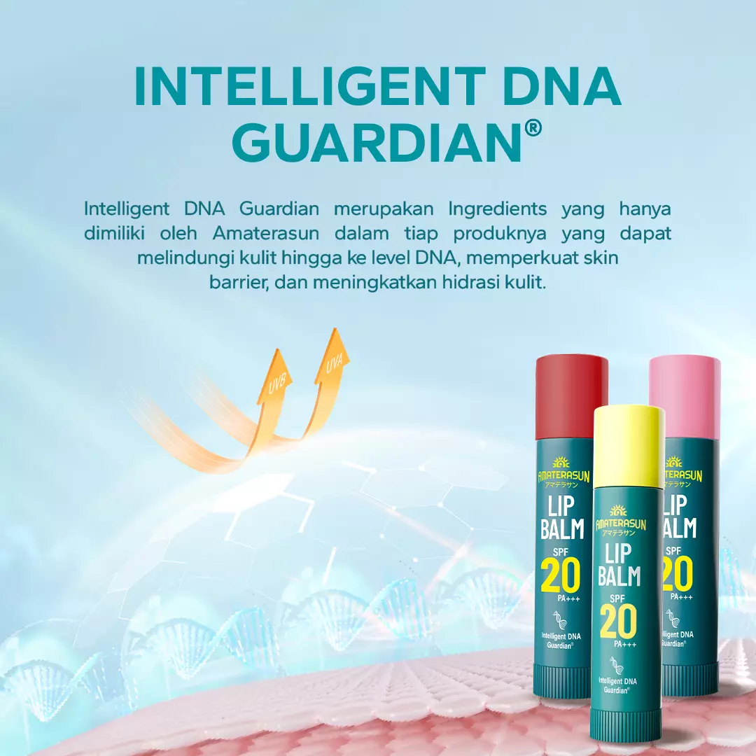 [BARU] AMATERASUN Sheer Tinted Lip Balm SPF 20 PA+++ PINK