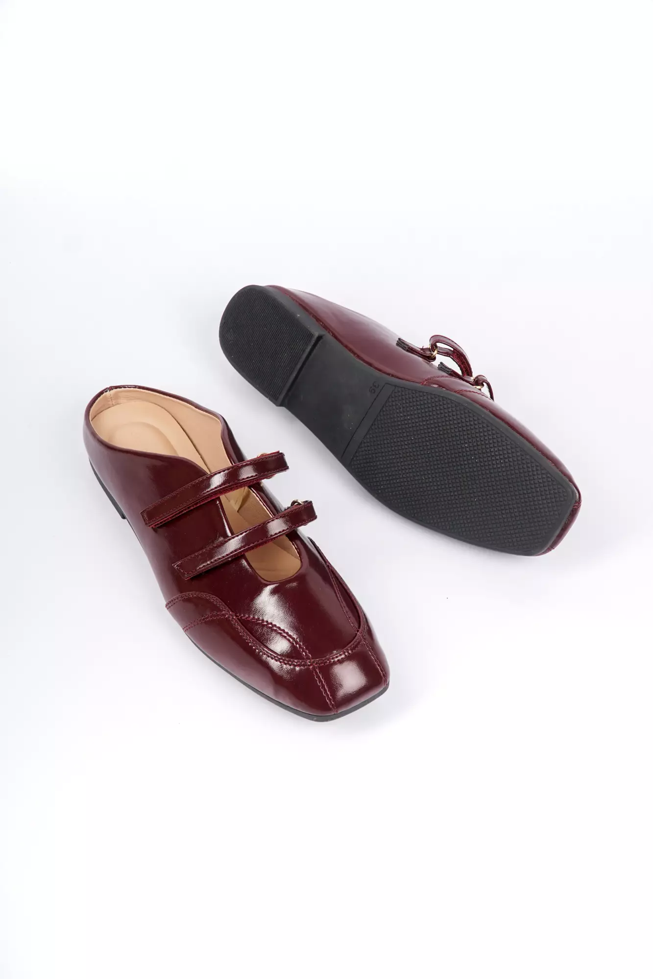 Blow Nara Mary Jane Flats Mules Wanita MINNIK 0023