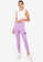 ZALORA ACTIVE purple High Waisted Ribbed Tights 4AC00AA3A21AE9GS_4
