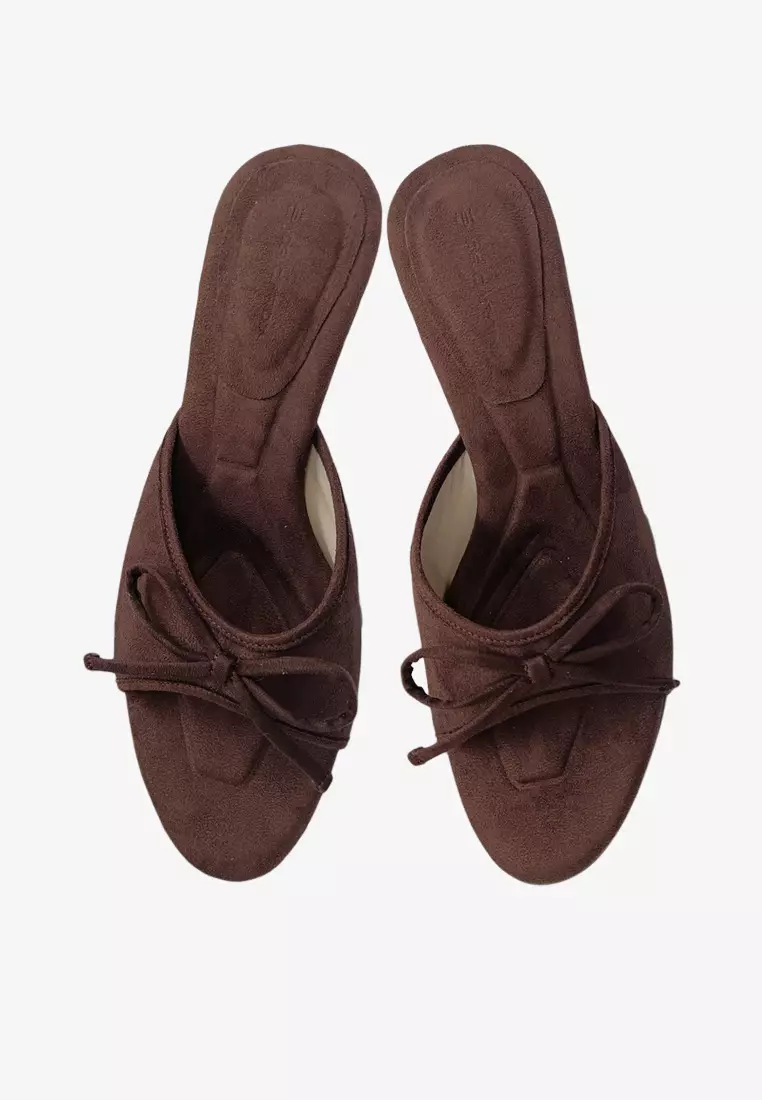 Dr Cardin Women Lush Eve 2-inch Heels | Satin | Suede L-RNZ-9339