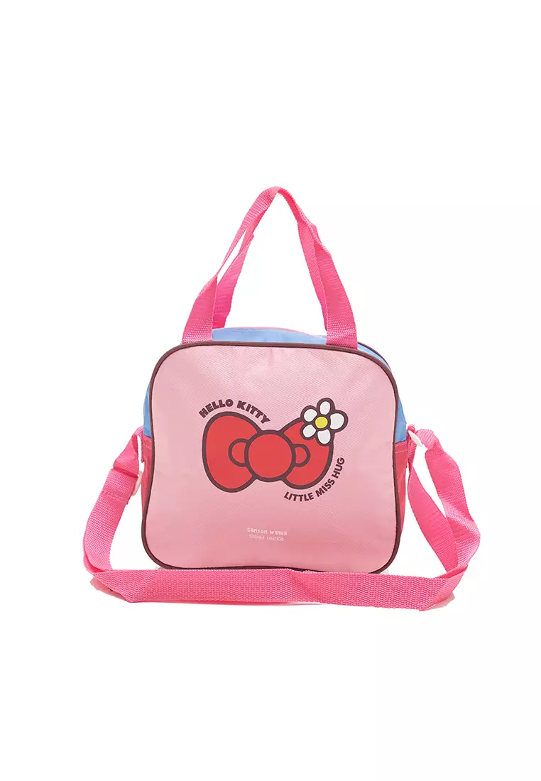 Sling Bag Hello Kitty and Little Miss Hug Fuchsia