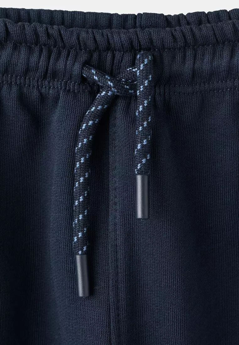 Cotton Jogger-Style Trousers