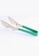 Newage Newage Stainless Steel Spaghetti Tong with Heat Resistant Silicone Handle / Salad Tong / Service Tong / Noodle Tong / Kitchen Tool / Cooking Utensils - Red / Green / Blue A3C53HL494349CGS_1