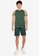 UniqTee green Jogger Shorts With Pocket Stitch Line 197F2AA7F3B679GS_3