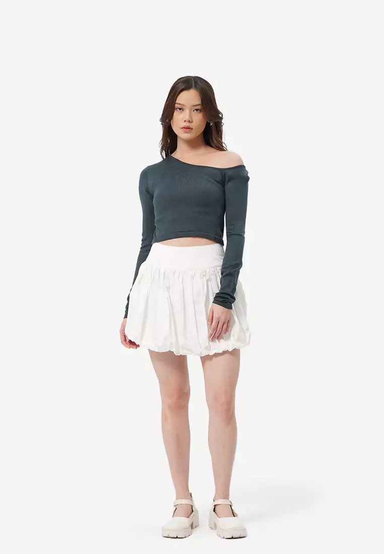 Asymmetric Long Sleeve Top