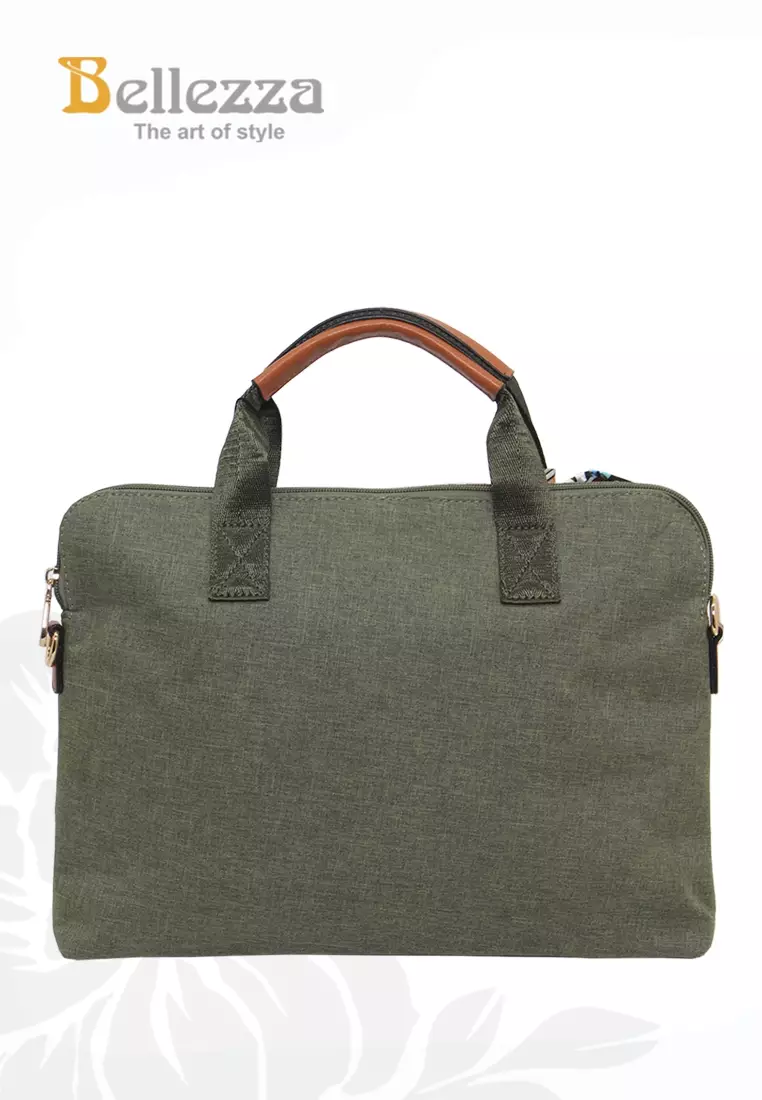 Bellezza Tas Laptop BHW351 Olive