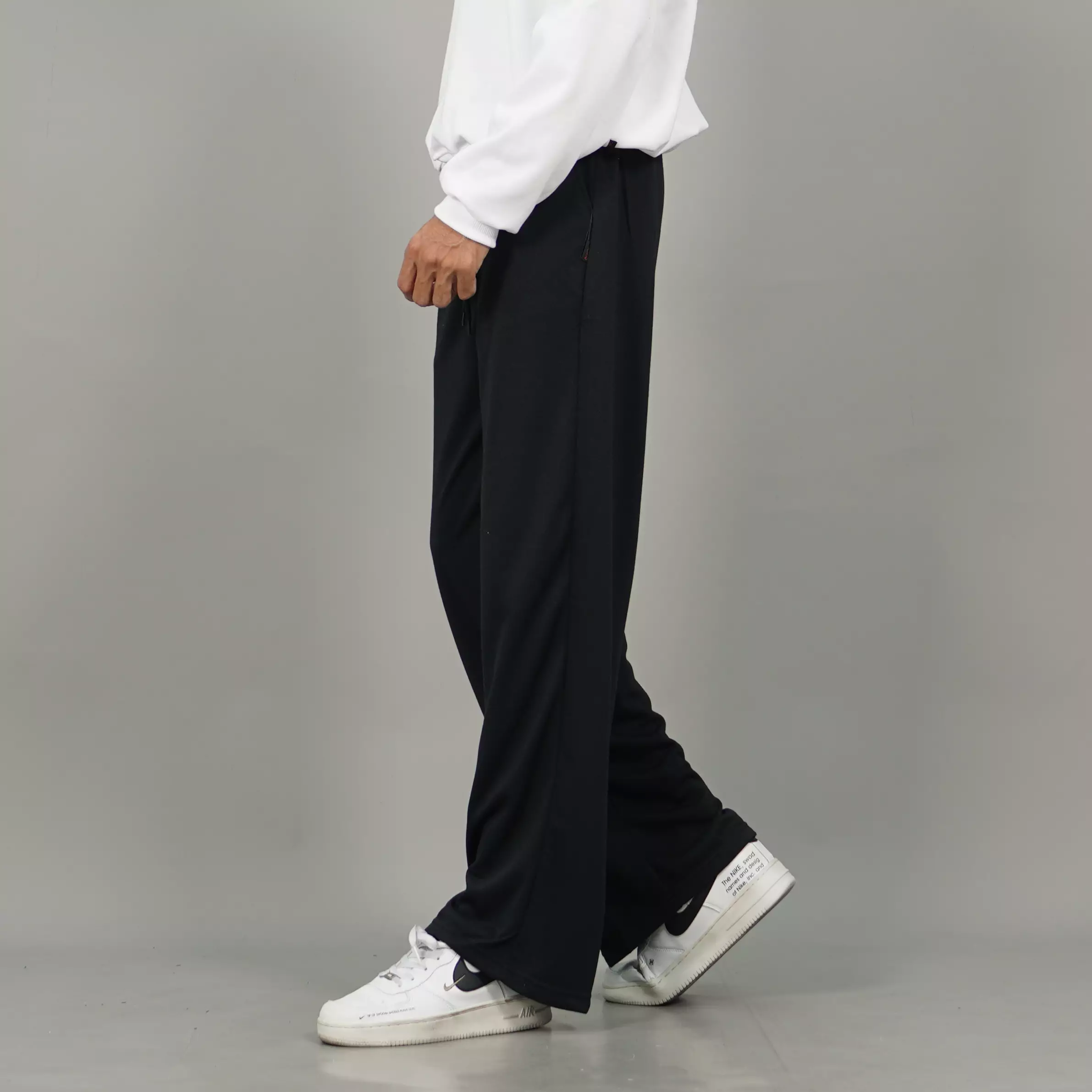  RIO Celana Panjang Pria Loose Pants Celana Loose Pants - Hitam