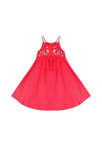 Jual Lc Waikiki Flower Embroidery Cotton Dress Original Zalora Indonesia