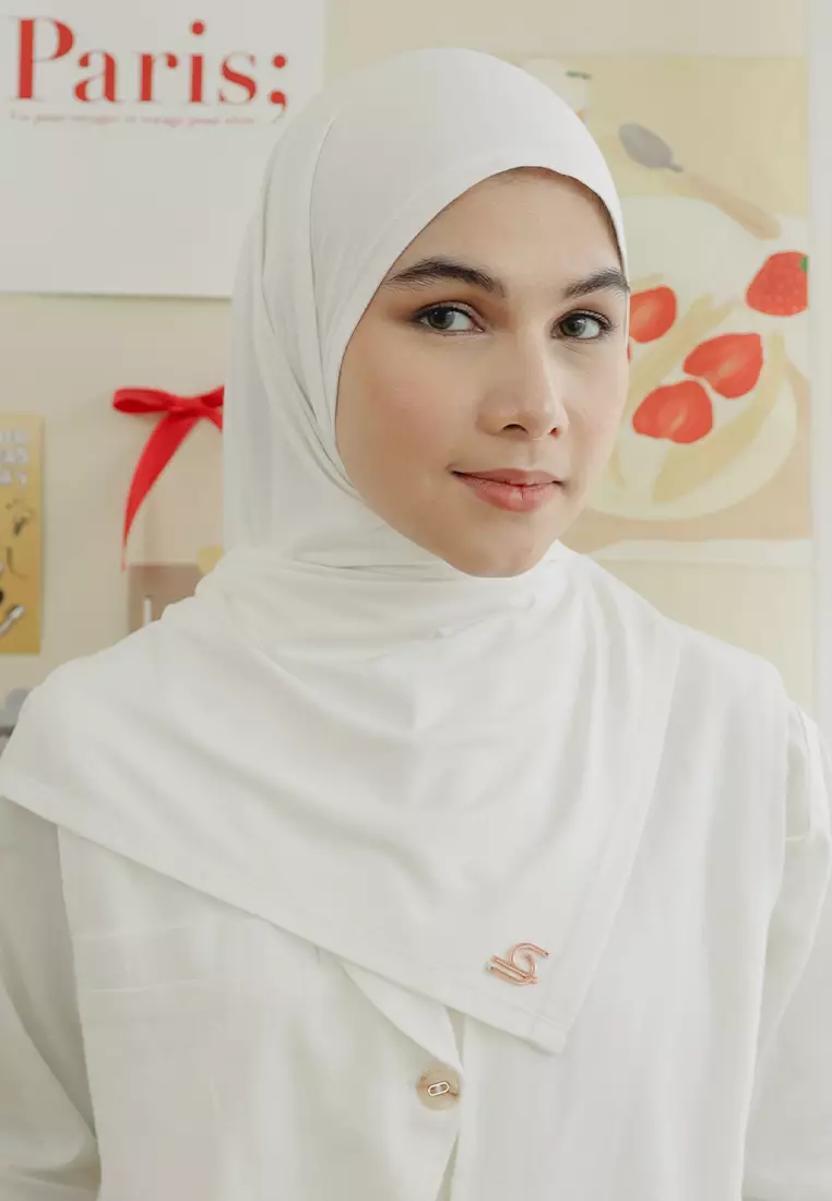 Tana Signature Shawl Broken White (Pashmina Rayon Exclusive New Label)