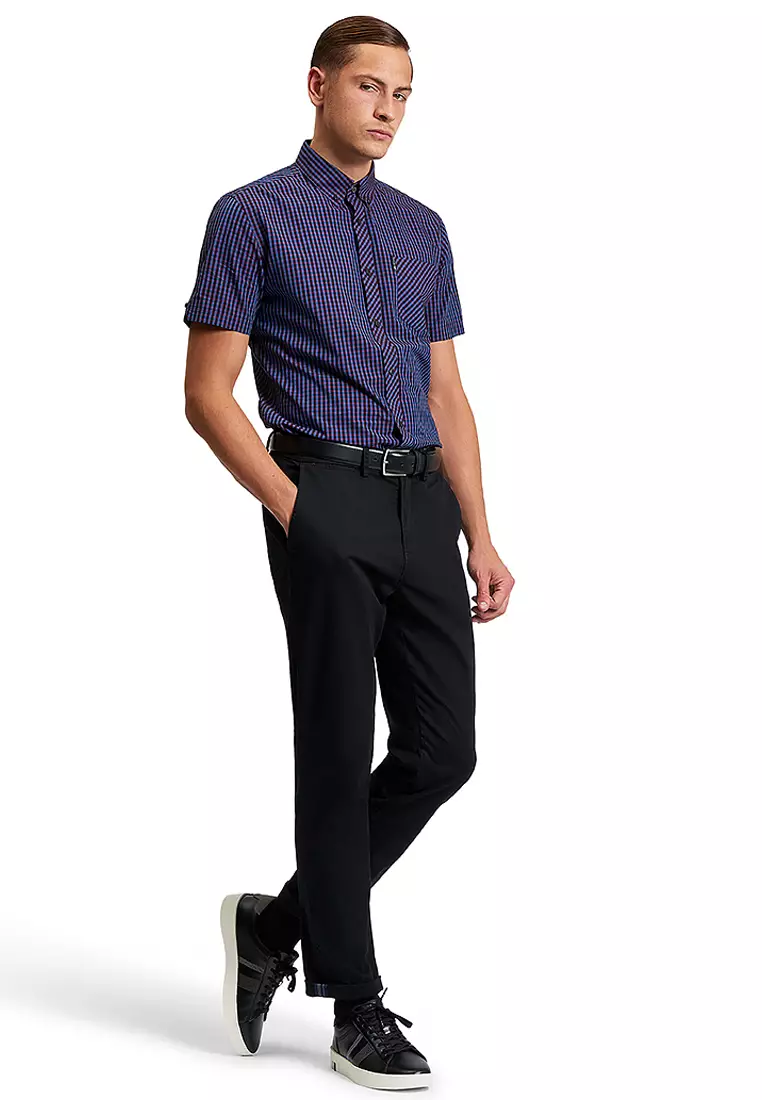 Short Sleeves Signature Gingham Shirt