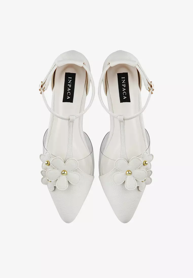 INPACA Artemish Flatshoes Sepatu Flat Wanita Sepatu Kerja Flat Metallic