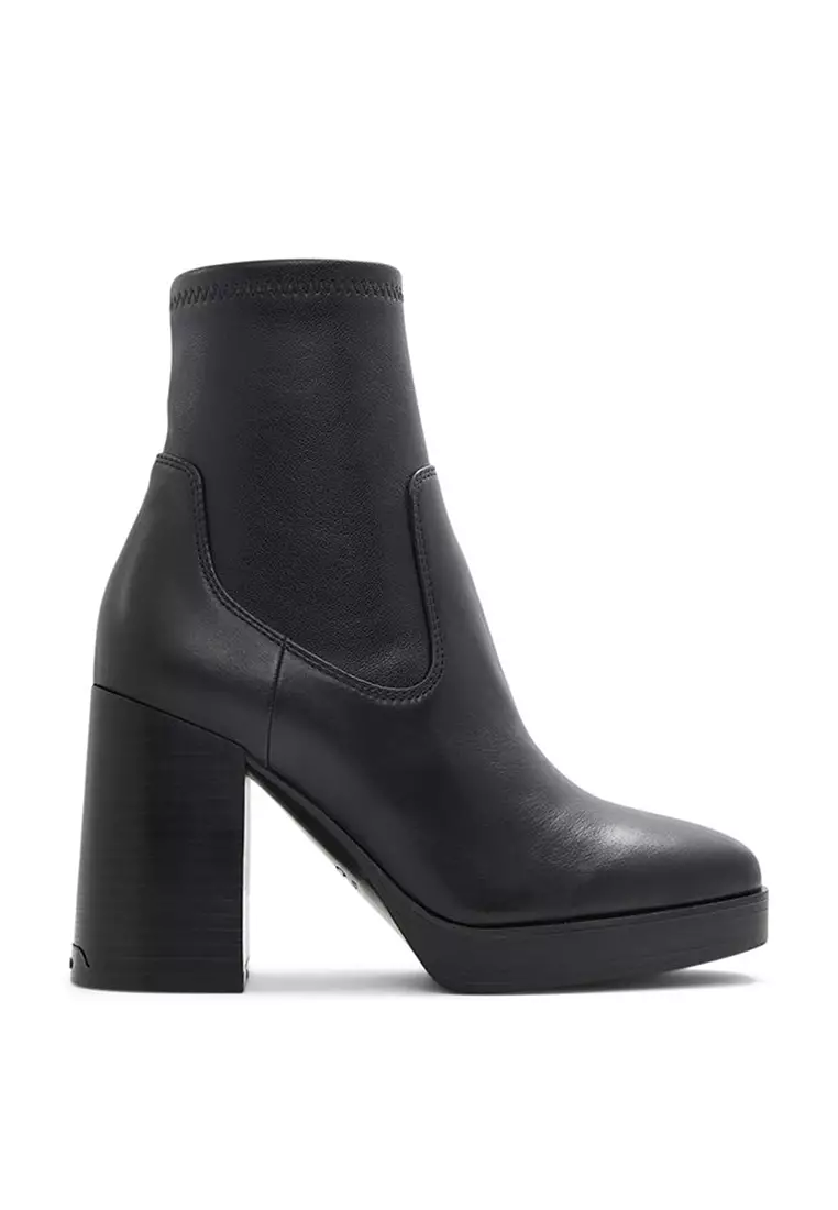 Aldo womens black ankle best sale boots