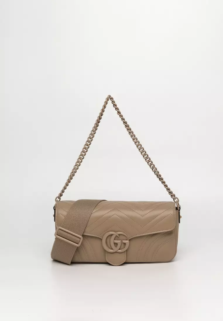 Matelasse Chevron Leather Chain Bag crossbody Bag