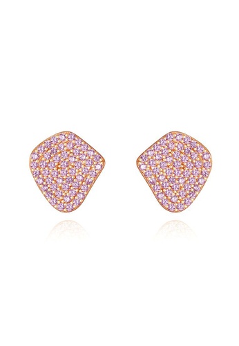 Rouse silver S925 Distinctive Geometric Stud Earrings 20318ACCD79136GS_1