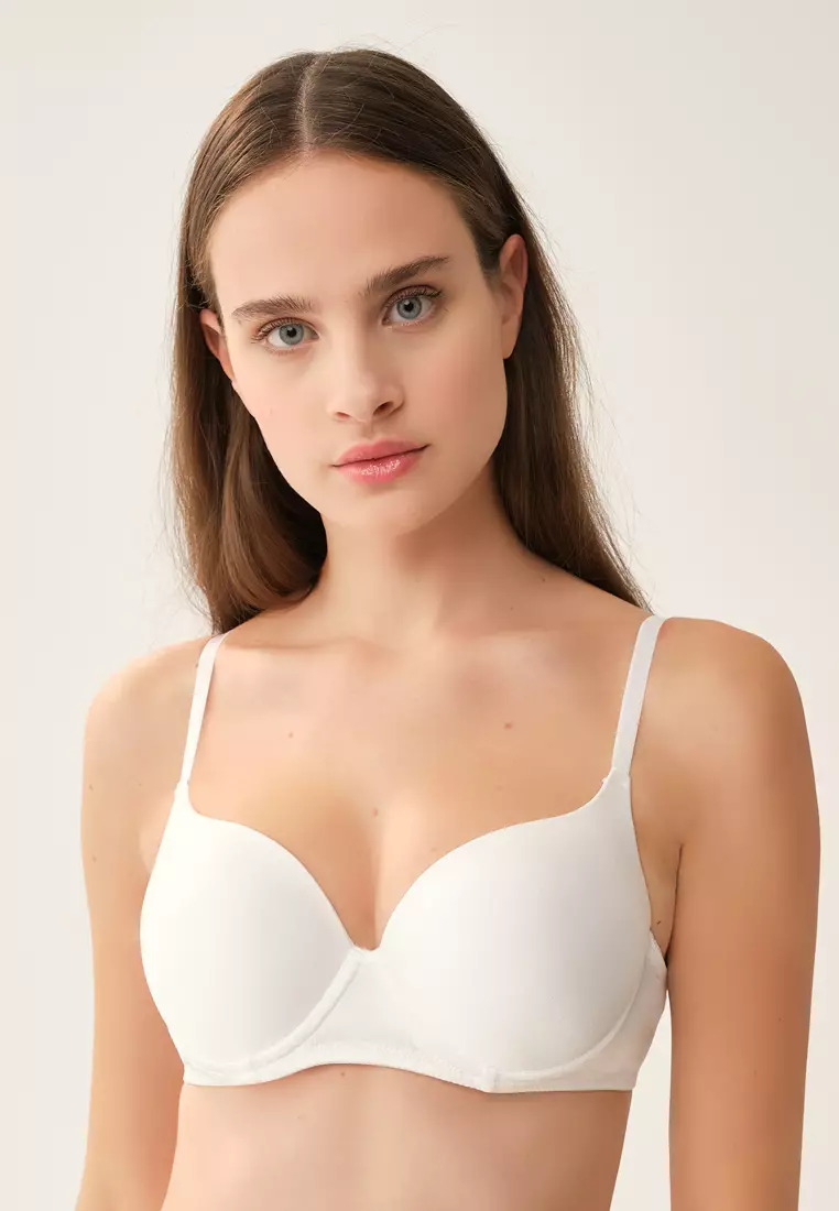 Tommy Hilfiger Women's Basic Comfort Push Up Underwire with Mesh