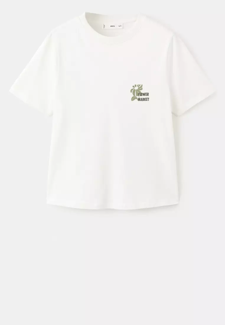 Printed Cotton-Blend T-Shirt