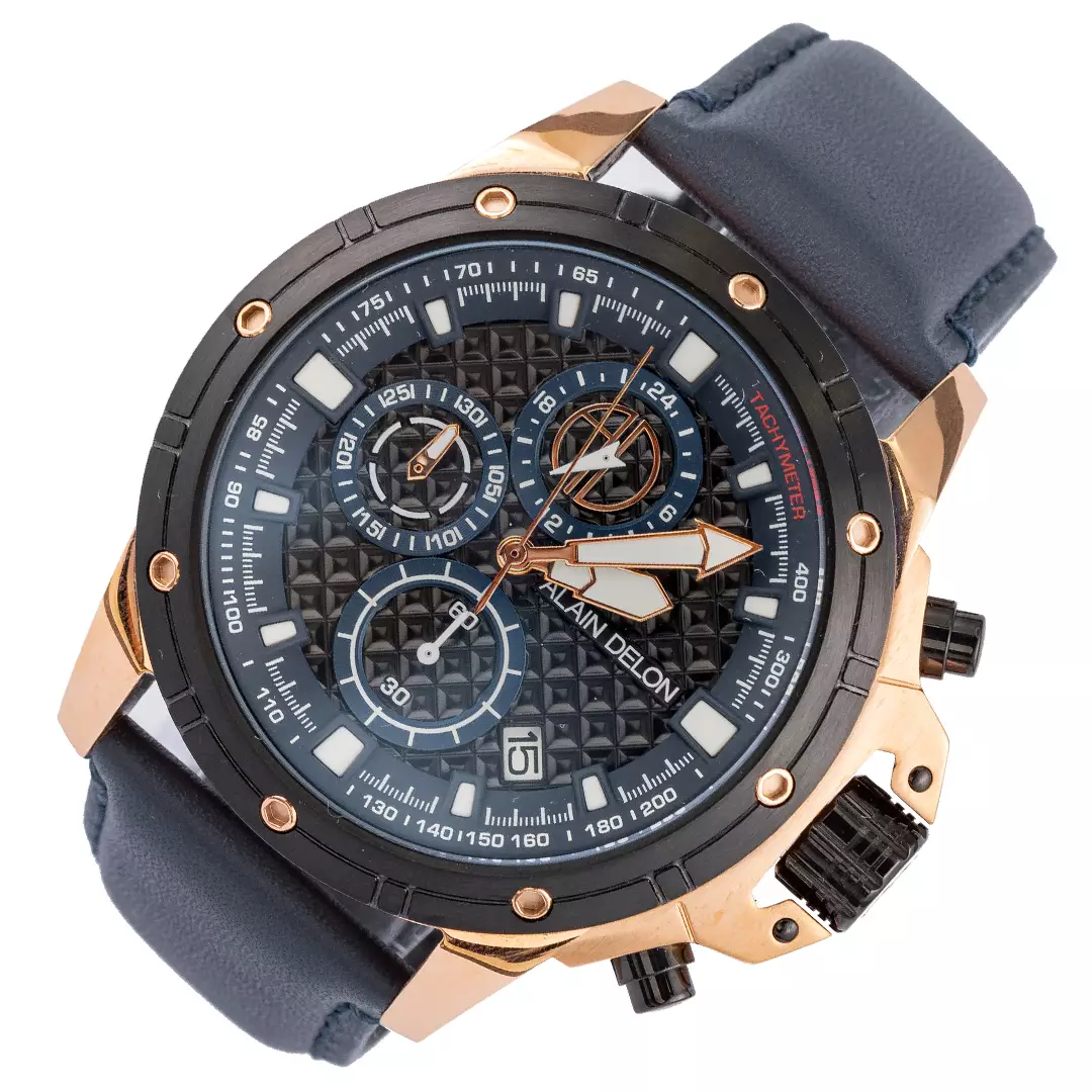 Jam Tangan Alain Delon Jam Tangan Pria AD435-1582C Original