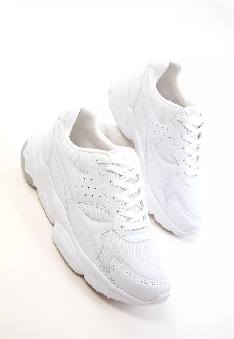 White-White Women's Sneaker 20592
