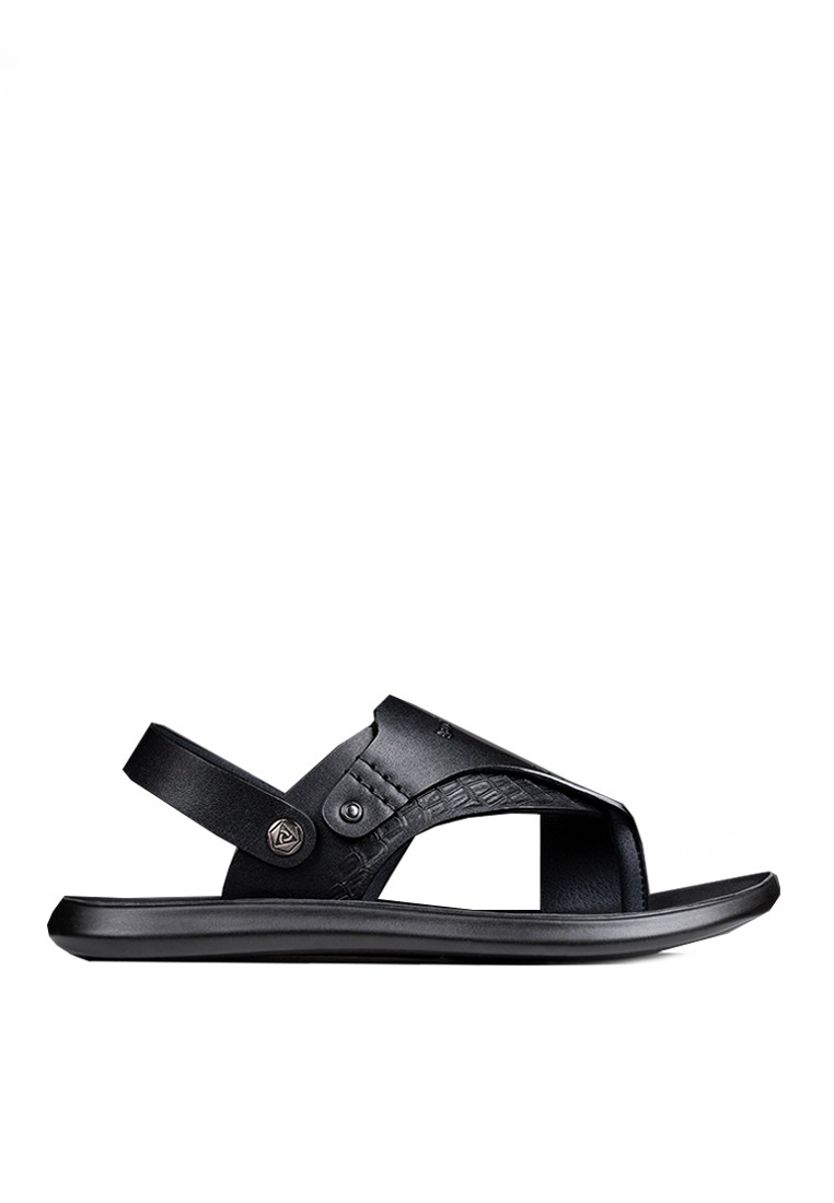VANSA Embossed Cow Leather Two-Wear Sandals VSM-S55906