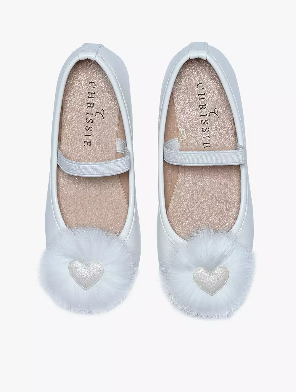 Payless Chrissie Childrens Duma Flats - White_07 - White