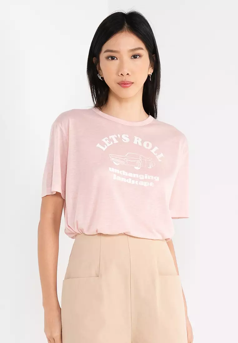 Vintage Sheer Print T-Shirt