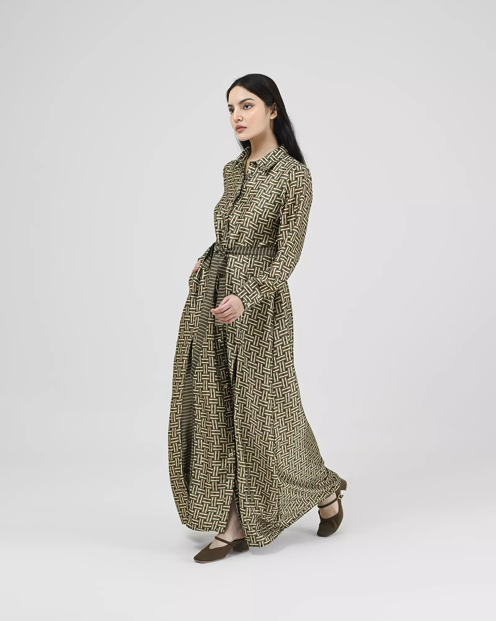 Geulis.id RAMANI DRESS - Taupe