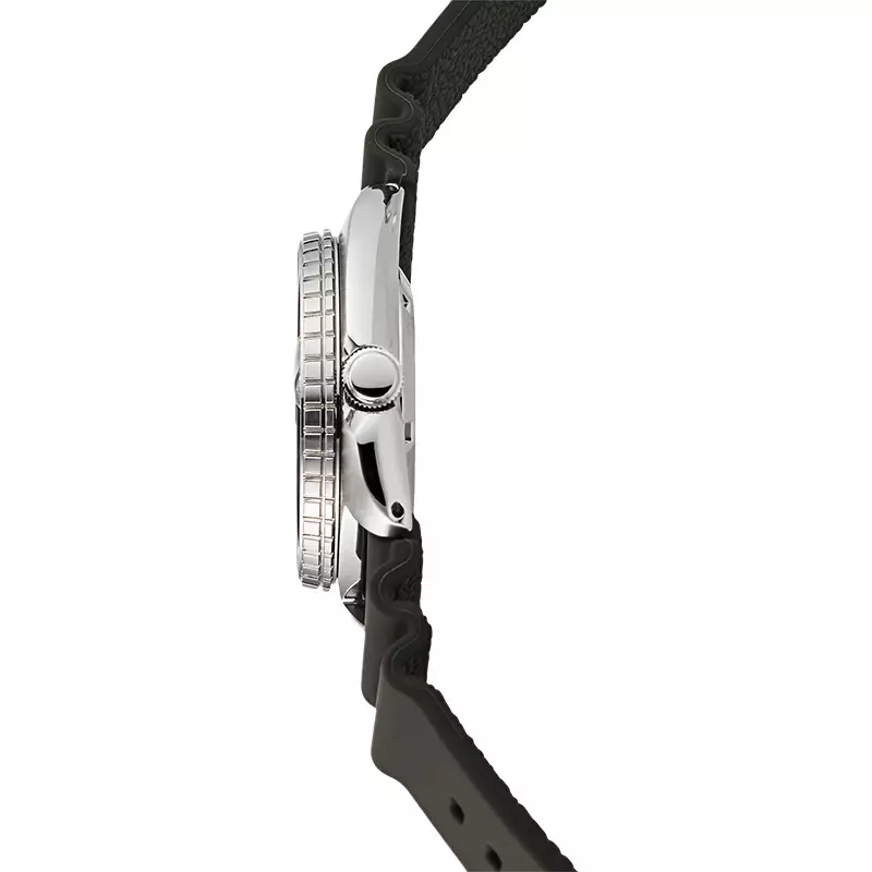 Jam Tangan Pria Seiko Prospex SRPE05K1 King Turtle Automatic Green Dial Green Rubber Strap