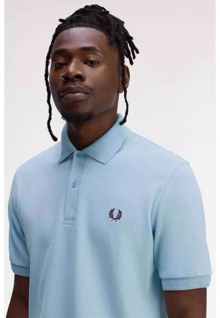 Fred Perry M3 The Fred Perry Shirt (Mineral Blue / Maroon)