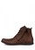 D-Island brown D-Island Shoes Zipper Ventura Comfort Leather Brown CD8F9SH88C3CEBGS_3