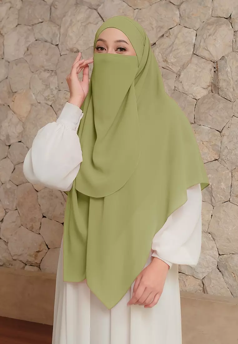 KHIBAN KHAIRA MAGNET PLUS NIQAB - OLIVE