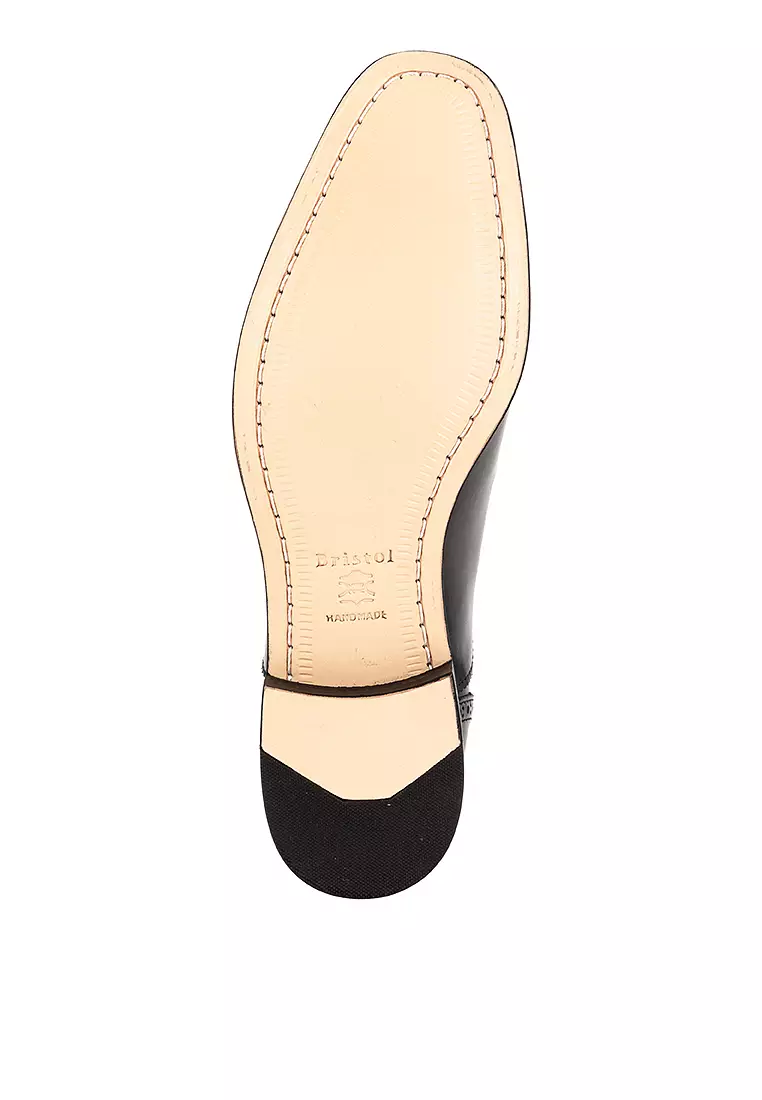 Bradburry Black Captoe Oxford Shoes