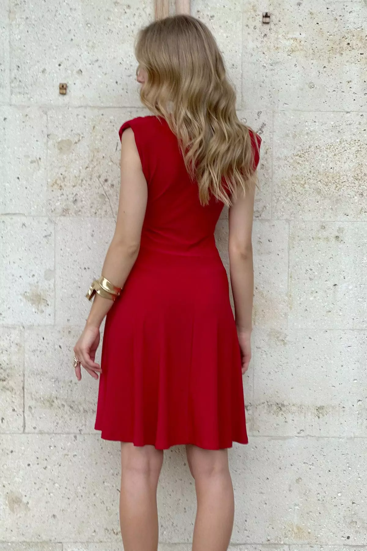 Gathered Waist Dress