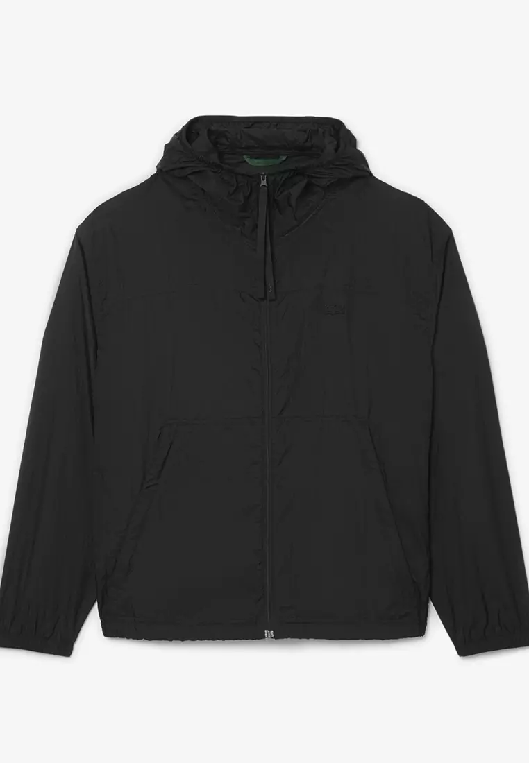 Lightweight Water-Repellent Hooded Jacket
