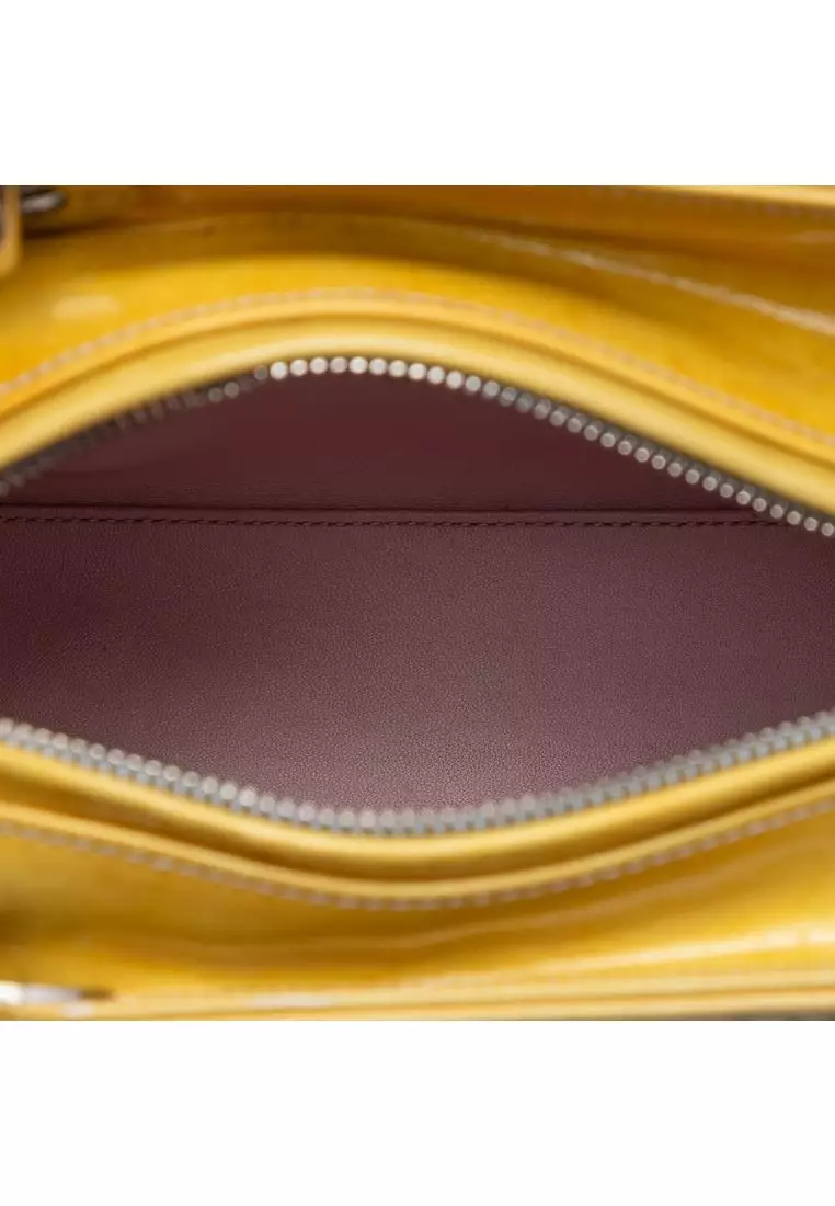 Pre-Loved Dior Medium Ombre Patent Cannage Lady Dior