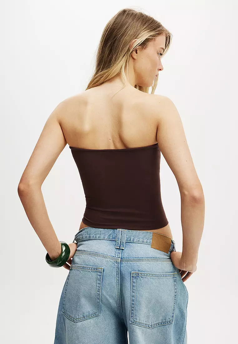 Trim Buckle Detail Tube Top