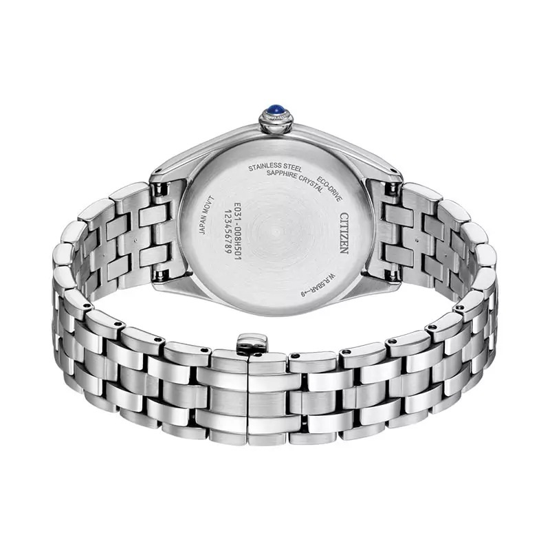 Jam Tangan Wanita Citizen L EM1140-80X Ladies Copper Colored Dial Stainless Steel Strap