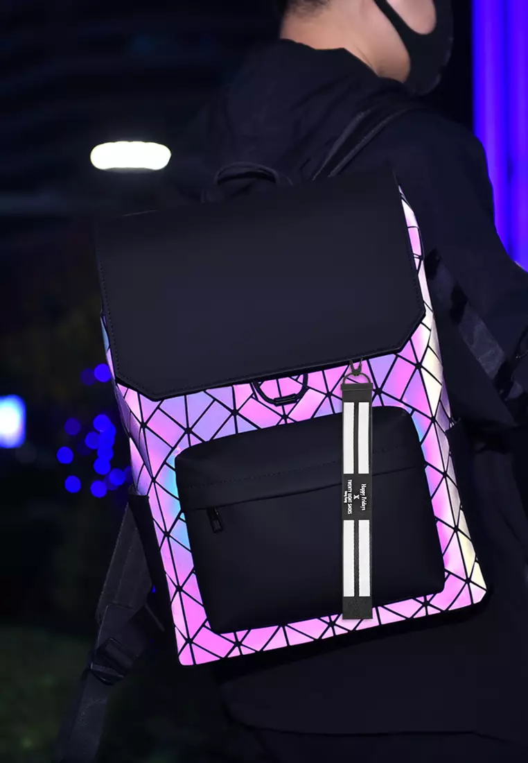 Texture Faux Leather Backpack HA2260