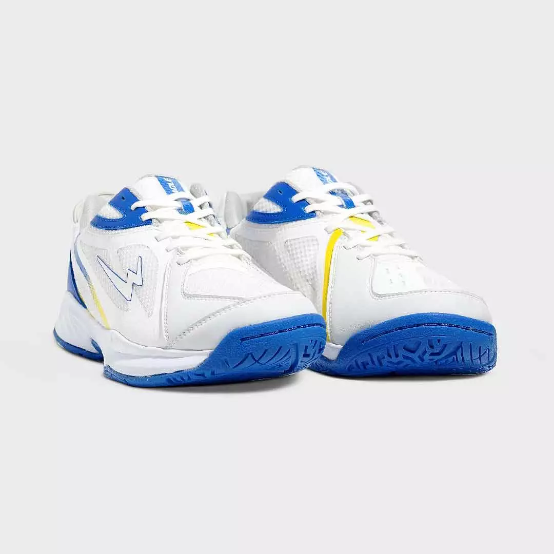 Eagle Sepatu Badminton FlowLine - PUTIH/MULTIWARNA