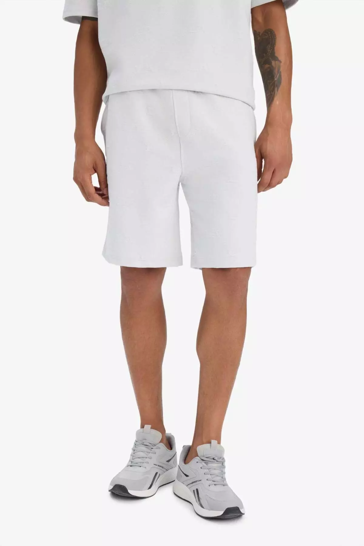 Defactofit Quick Dry Stretch Fabric Standard Fit Sportsman Short Leg Shorts E2438Ax25Sm