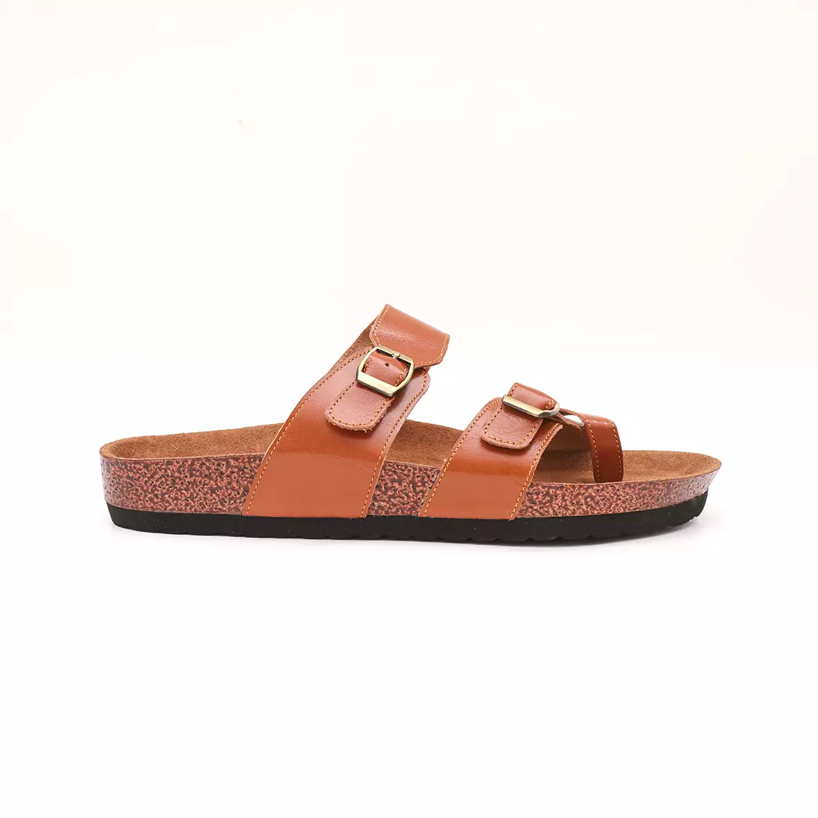 Marhadi Sendal Pria Sandal Kulit Asli Genuine Leather - Merake Tan
