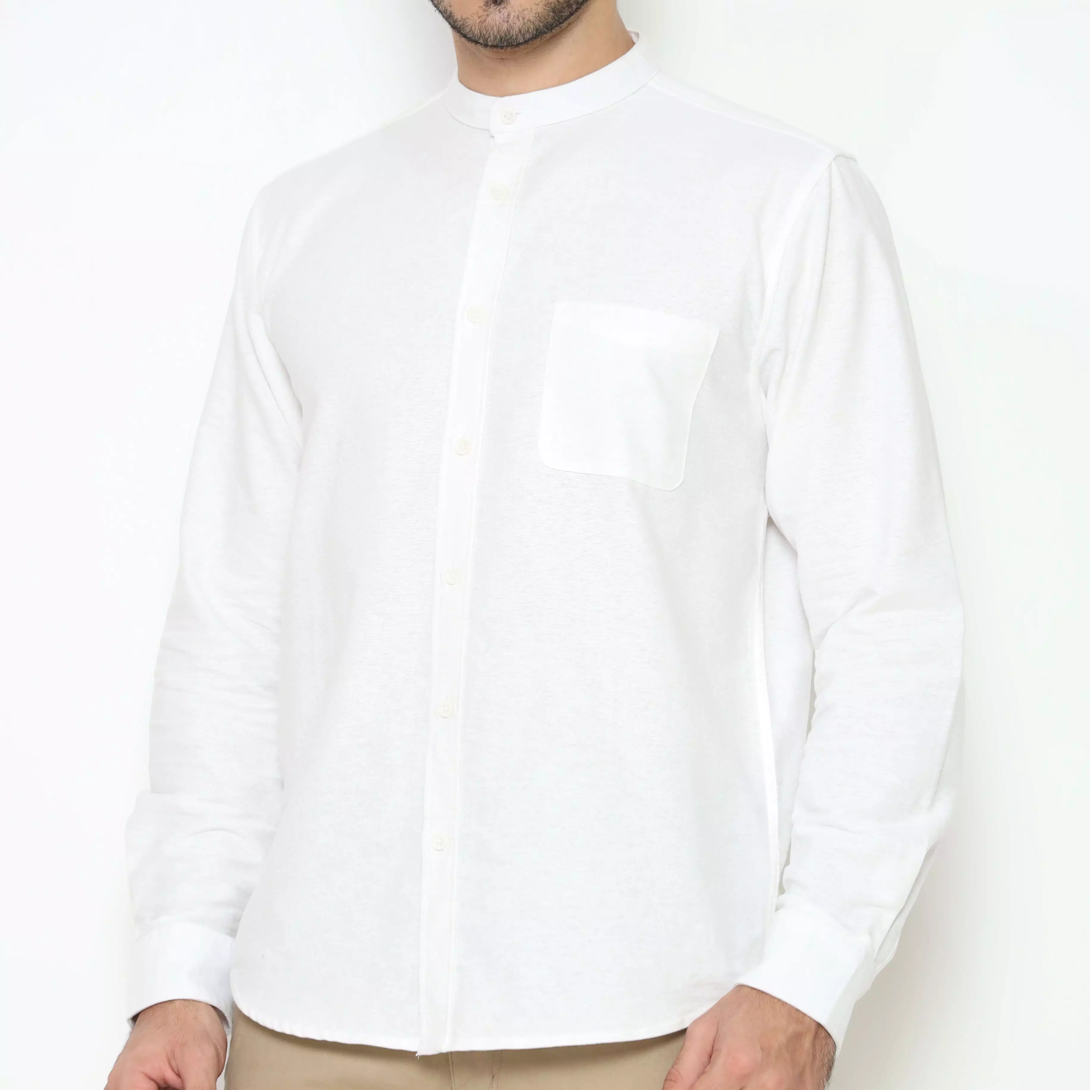 AMK Kemeja Pria  Lengan Panjang SHG Ringga L/S White