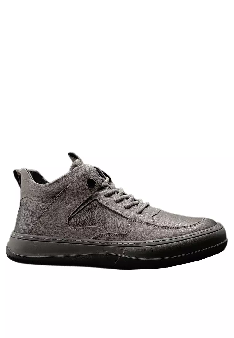 Discount on Twenty Eight Shoes  shoes - SKU: High Top Grain Leather Sneakers Alg22095