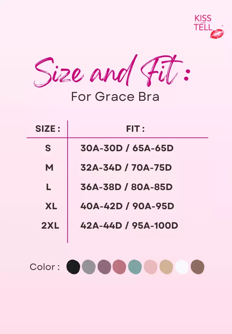 線上選購Kiss & Tell 3 Pack Grace Nursing Push Up Maternity Bra in