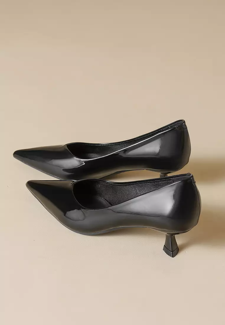 4.5CM Pointed Kitten Heel Pumps WW739-1