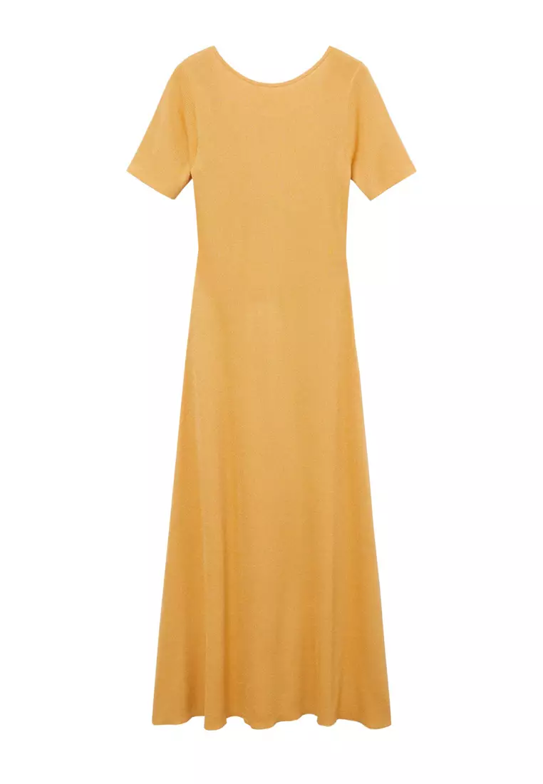 Side Slit Knit Dress