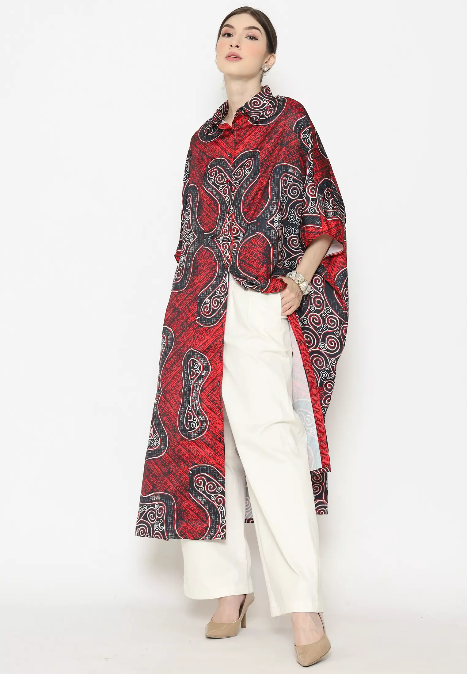 Kanzi Collared Kaftan