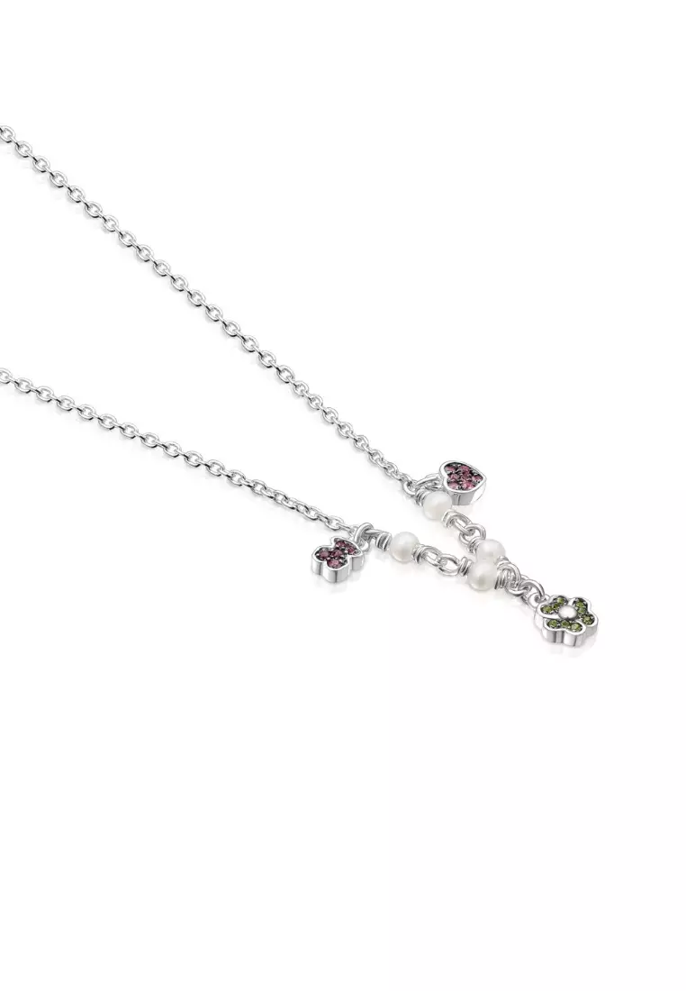 Tous TOUS New Motif Silver Necklace with Gemstones and Pearls 2024 | Buy  Tous Online | ZALORA Hong Kong