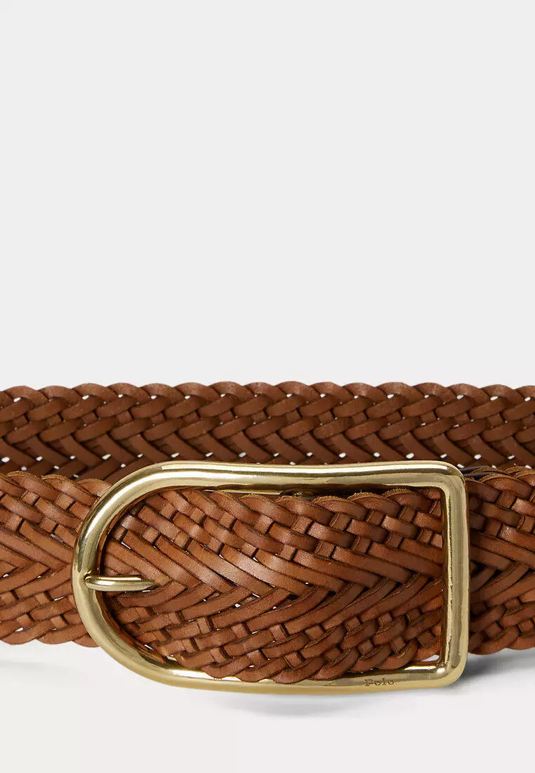 Braided Leather Belt