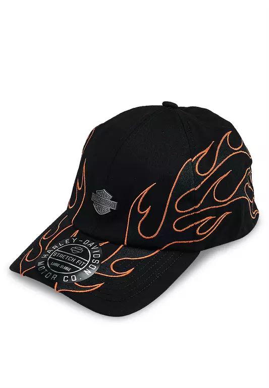 Harley-Davidson Fuel to Flames Stretch-Fit Baseball Cap
